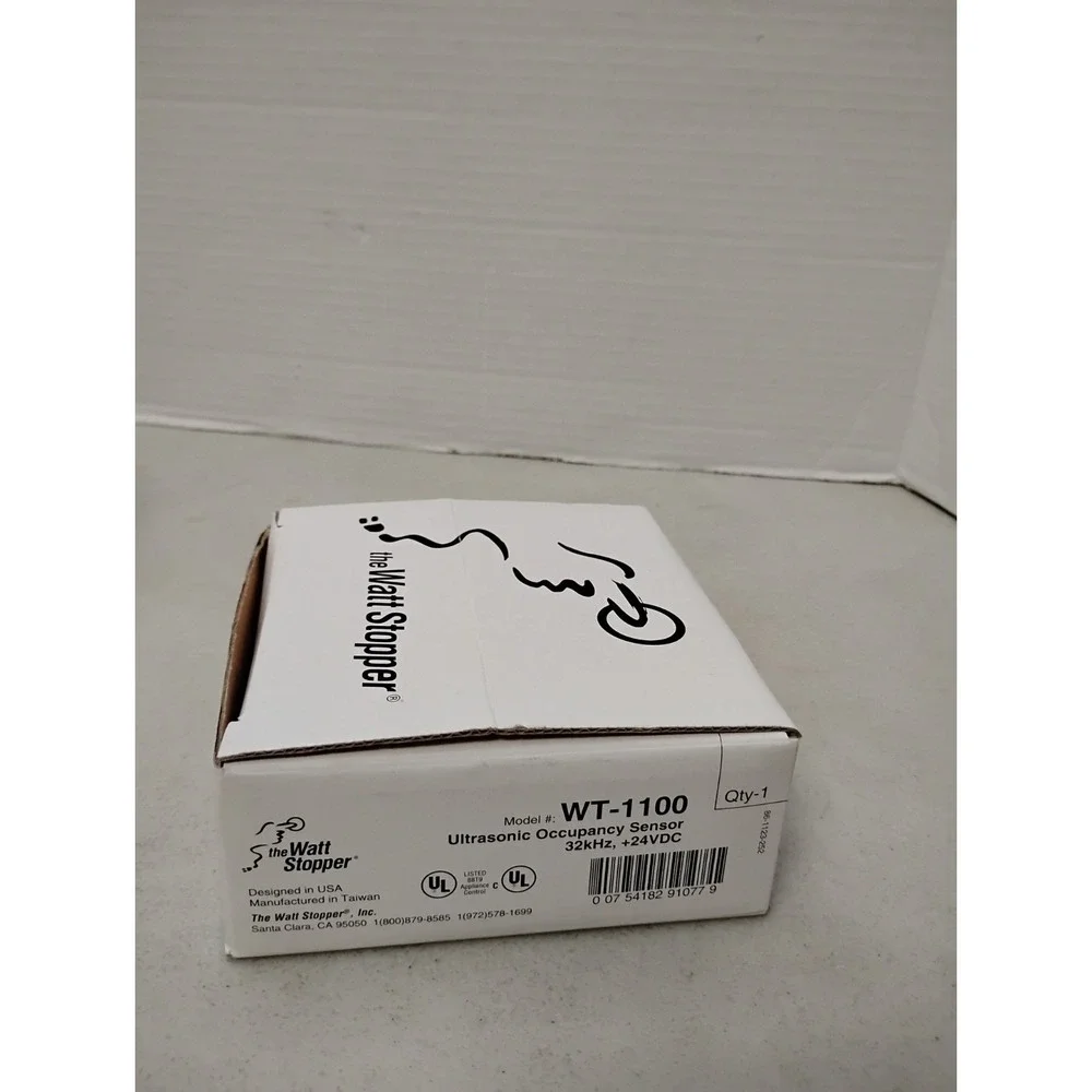 WT-1100 WT1100 32KHZ 24VDC 1100FT2 Watt Stopper Ultrasonic Sensor Open Box